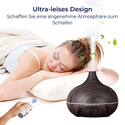 ZenAir Ätherischer Öldiffusor & Luftbefeuchter – Aromatherapie, Luftreinigung & optimale Feuchtigkeit für Wohlbefinden & Entspannung