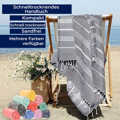 EcoWave Schnelltrocknendes Handtuch – Leicht & Vielseitig für Strand, Spa, Reisen & Zuhause – Umweltfreundliche Baumwolle