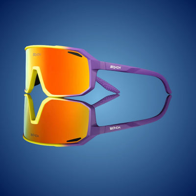 VelocityShield Sonnenbrille | Stoßfest - UV-Schutz - Blendschutz - Sicherer Sitz für Radfahren - Laufen - Autofahren - Sport