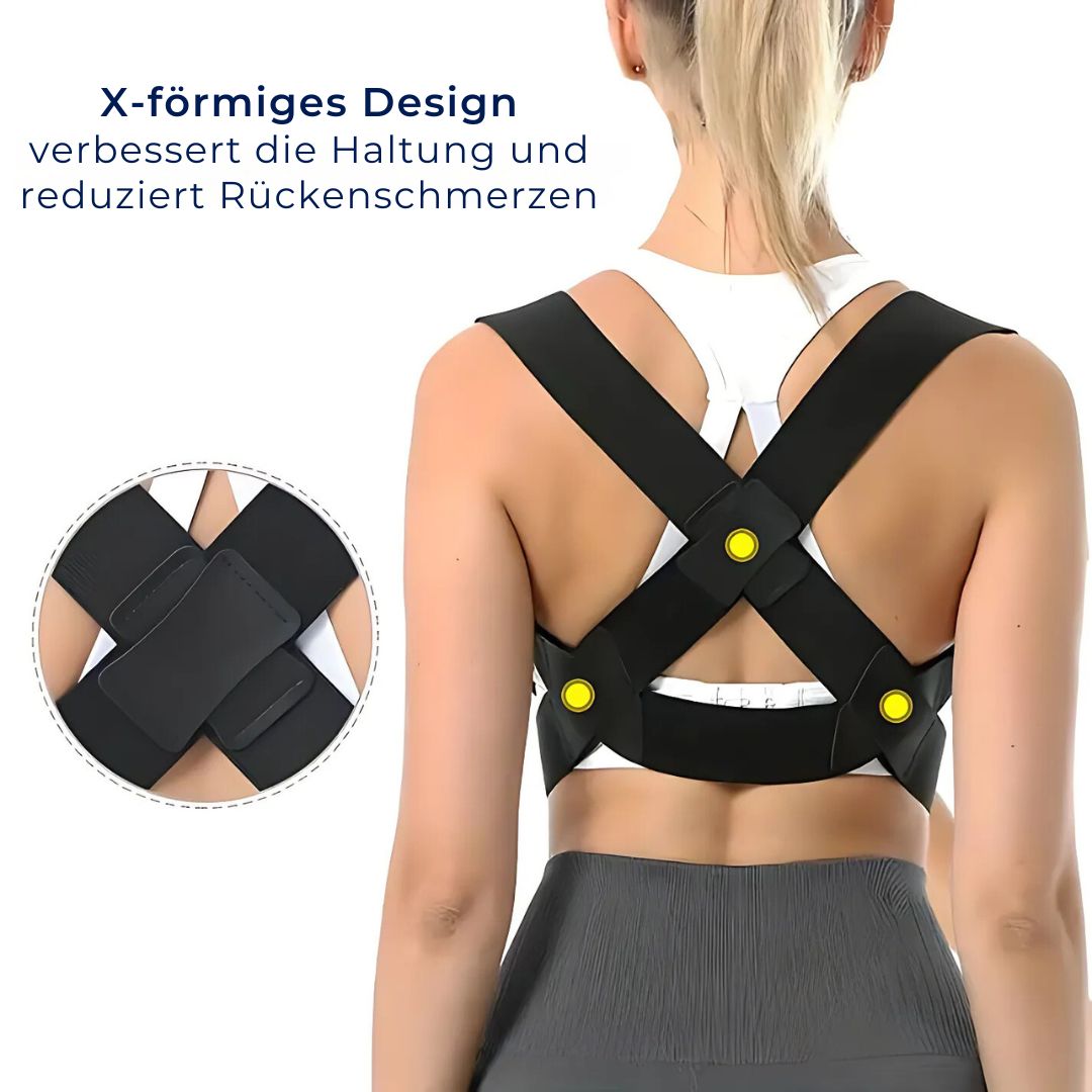 SpineAlign Haltungskorrektor | Verstellbare Stütze für Rücken & Schultern – Lindert Schmerzen & verbessert die Haltung