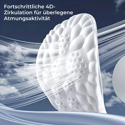 StepEase 4D Orthopädische Einlegesohlen | Fuß- & Fersenschmerzlinderung – Stoßdämpfend & Komfort für besseren Halt