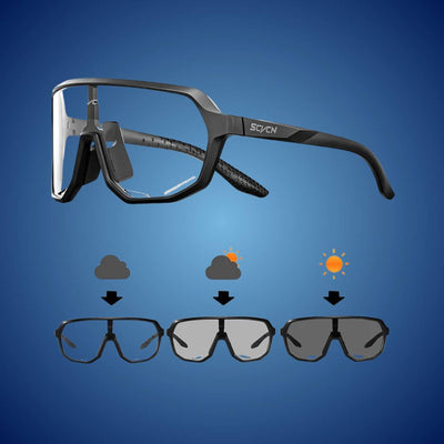 VelocityShield Sonnenbrille | Stoßfest - UV-Schutz - Blendschutz - Sicherer Sitz für Radfahren - Laufen - Autofahren - Sport