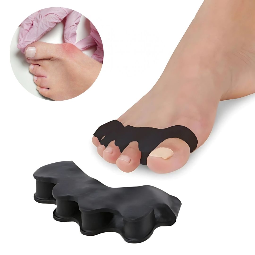 FlexAlign Zehenspreizer | Ausrichtung und Schmerzlinderung – Perfekt für Hallux Valgus, Überlappende Zehen und Fußkomfort