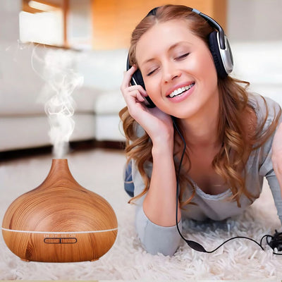 ZenAir Ätherischer Öldiffusor & Luftbefeuchter – Aromatherapie, Luftreinigung & optimale Feuchtigkeit für Wohlbefinden & Entspannung