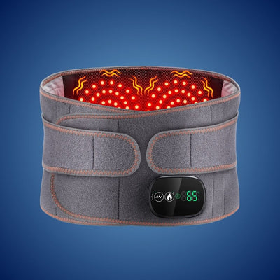 ThermaLinderung Heizgürtel gegen Rückenschmerzen | Rotlichttherapie – Verstellbar, Schmerzlindernd & Entspannend