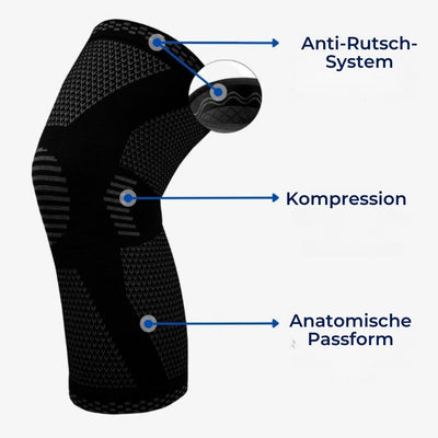 FlexiKnee Aktive Kniebandage | Kompression & Stabilität für Schmerzlinderung – Verletzungsheilung, Arthrose, Sport & Genesung