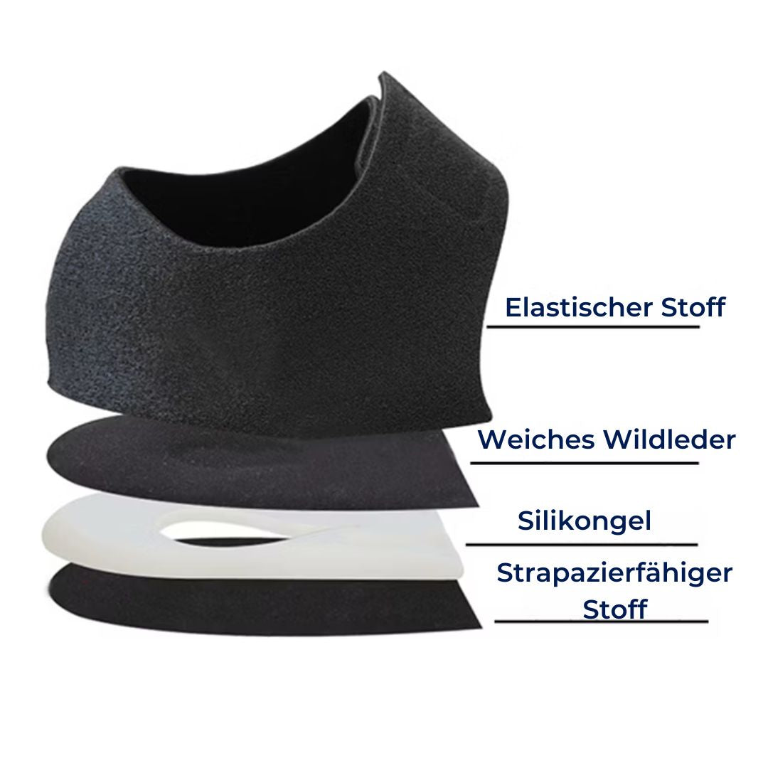 GelCush Fersenkappen bei Plantarfasziitis | Weiche Geldeinlagen – Schmerzlinderung an der Ferse und Stoßdämpfung