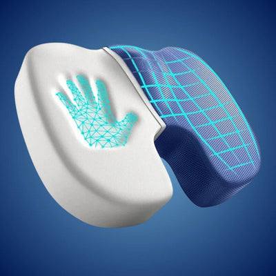PosturAlign Orthopädisches 4D Sitzkissen | Rückenschmerz-Linderung – Ischias-Stütze – Ergonomische Haltungskorrektur – Büro – Auto