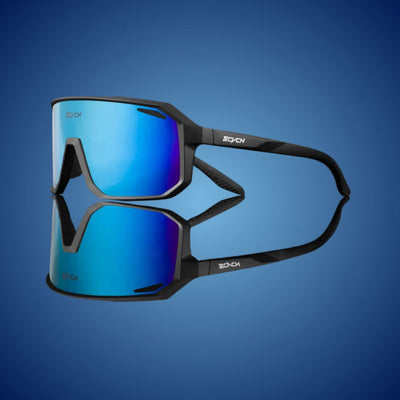 VelocityShield Sonnenbrille | Stoßfest - UV-Schutz - Blendschutz - Sicherer Sitz für Radfahren - Laufen - Autofahren - Sport