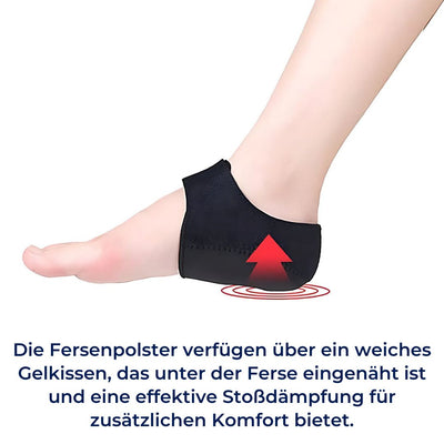 GelCush Fersenkappen bei Plantarfasziitis | Weiche Geldeinlagen – Schmerzlinderung an der Ferse und Stoßdämpfung