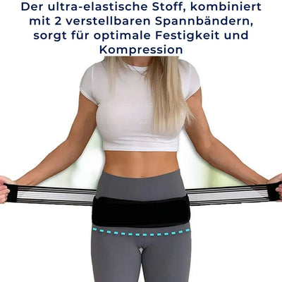 BackGuard Lendenwirbelstützgürtel | Einstellbare Rückenstütze zur Haltungskorrektur & Schmerzlinderung – Ideal für aktive Nutzung