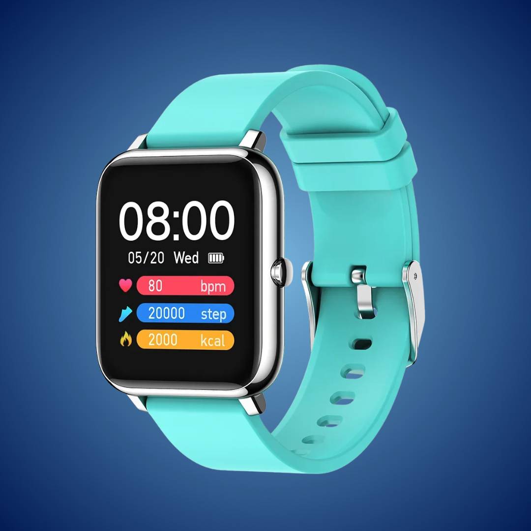 VitalFit SmartWatch | Gesundheits- und Fitness-Tracker – mit Herzfrequenz – SpO2 – Schlafanalyse – Smart-Benachrichtigungen – GPS