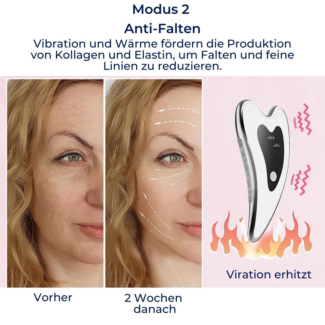 GlowHeben | Elektrisches Gua Sha - Gesichtsmassagegert - Gegen Falten   Orthopulse