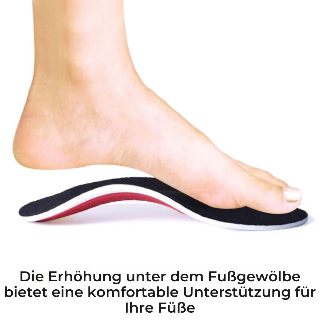 AlignPro Einlegesohlen mit Pronationseinlage | Komfort und Stabilität zur Korrektur von Überpronation