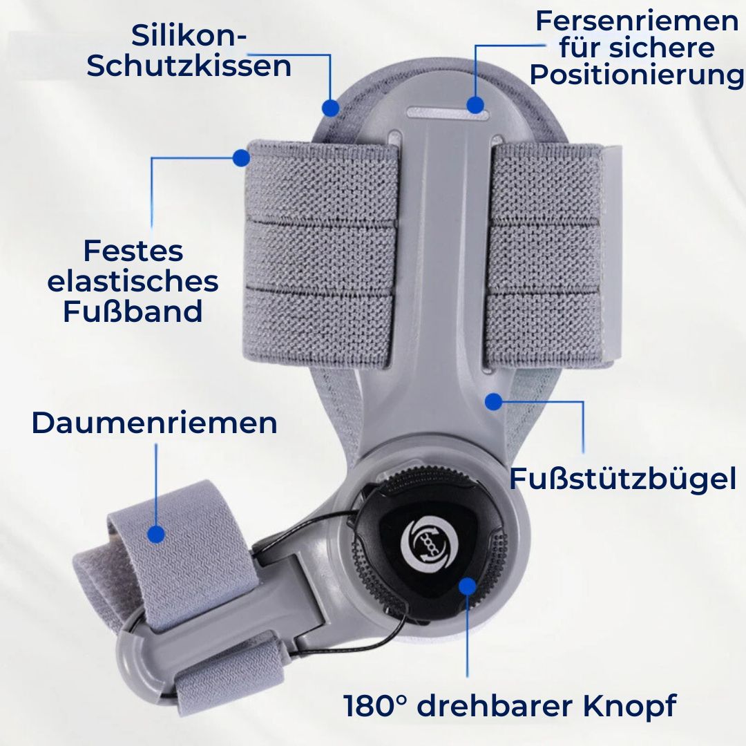 BunionEase Einstellbare Entlastungsstützen | Für Hallux Valgus – Sanfte Korrektur und Schmerzlinderung