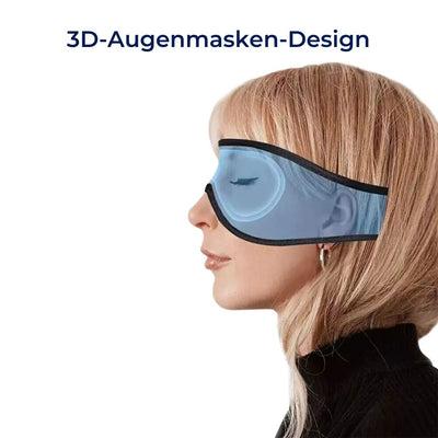 DreamSounds Bluetooth-Schlafmaske mit Integrierten Kopfhörern | Für Reisen, Meditation und Lichtblockierung