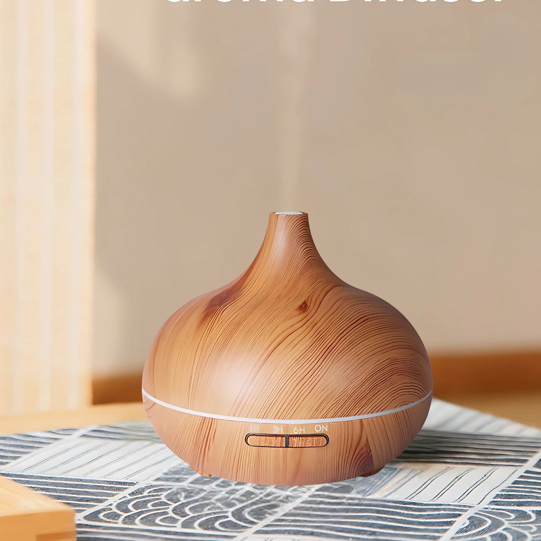 ZenAir Ätherischer Öldiffusor & Luftbefeuchter – Aromatherapie, Luftreinigung & optimale Feuchtigkeit für Wohlbefinden & Entspannung