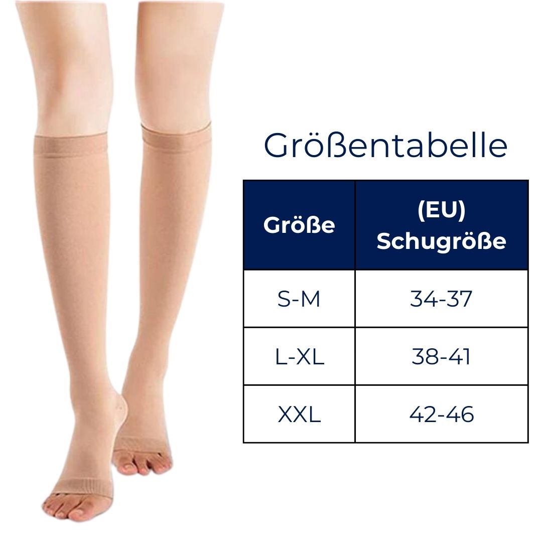 CircuFlex Orthopädische Kompressionsstrümpfe | Fördert Durchblutung, lindert Schmerzen, reduziert Schwellungen & behandelt Krampfadern effektiv