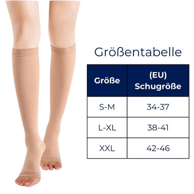 CircuFlex Orthopädische Kompressionsstrümpfe | Fördert Durchblutung, lindert Schmerzen, reduziert Schwellungen & behandelt Krampfadern effektiv