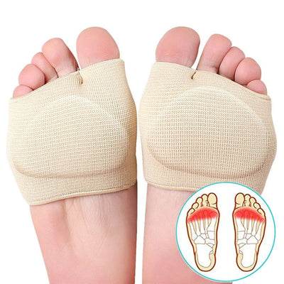 CushionFlex Vorfußschutz | Silikongelkissen - Dämpft Stöße - Schmerzlinderung - Bei Metatarsalgie - Täglicher Komfort