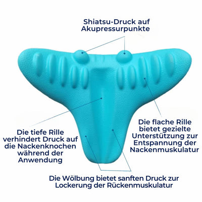 NeckAlign Chiropraktisches Nackenkissen | Nackenstrecker zur Schmerzlinderung, Haltungsverbesserung und besserem Schlaf