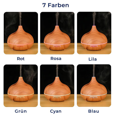ZenAir Ätherischer Öldiffusor & Luftbefeuchter – Aromatherapie, Luftreinigung & optimale Feuchtigkeit für Wohlbefinden & Entspannung