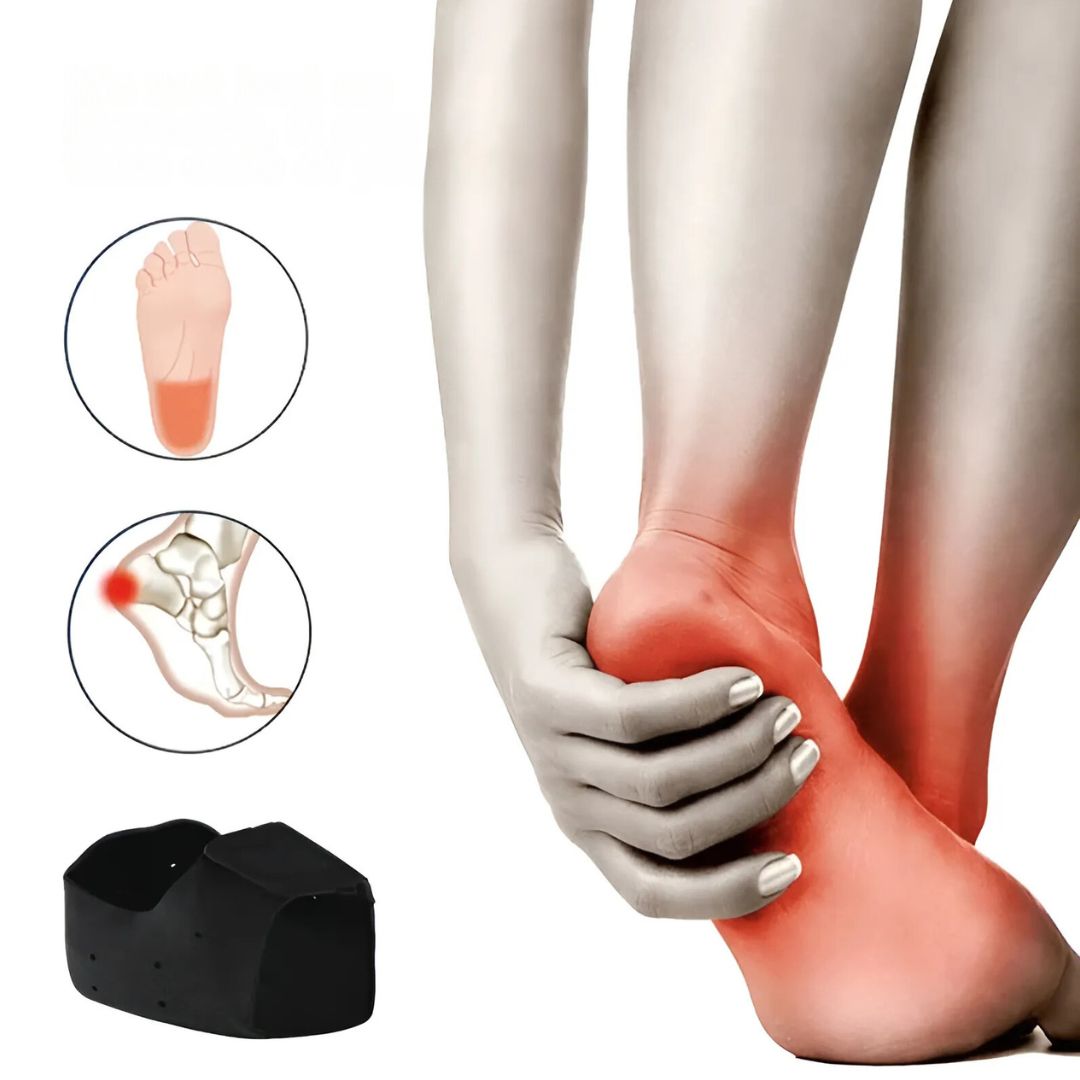 GelCush Fersenkappen bei Plantarfasziitis | Weiche Geldeinlagen – Schmerzlinderung an der Ferse und Stoßdämpfung