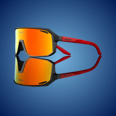 VelocityShield Sonnenbrille | Stoßfest - UV-Schutz - Blendschutz - Sicherer Sitz für Radfahren - Laufen - Autofahren - Sport