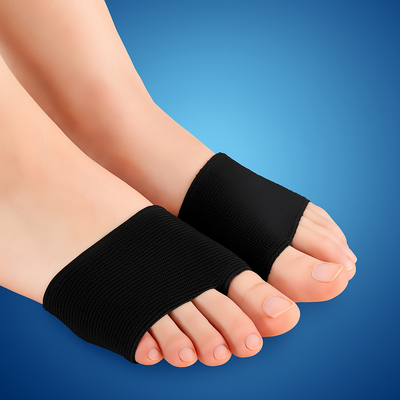 CushionFlex Vorfußschutz | Silikongelkissen - Dämpft Stöße - Schmerzlinderung - Bei Metatarsalgie - Täglicher Komfort
