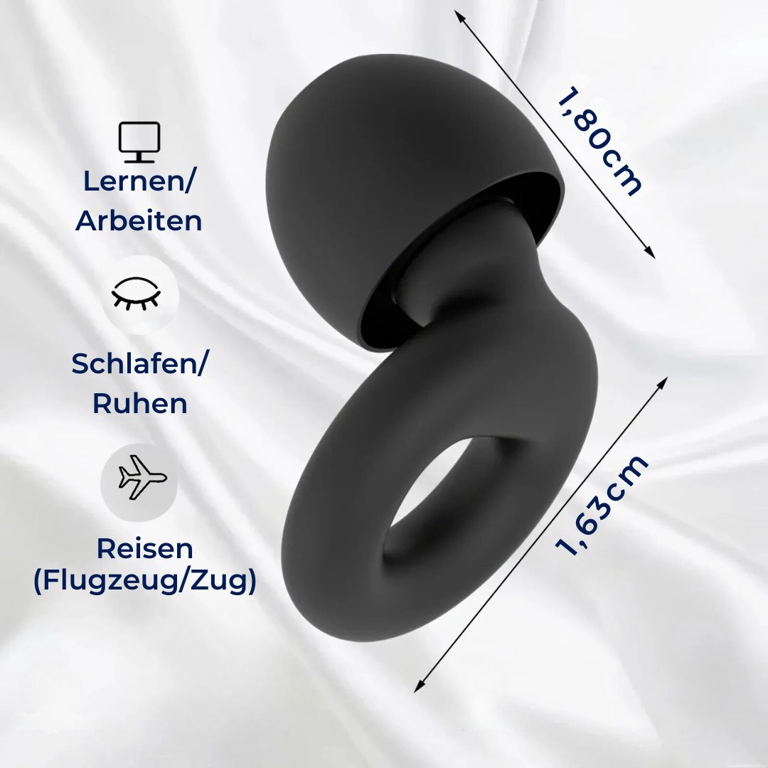 QuietGuard Ohrenstöpsel für Lärmschutz | Bequem - für Schlaf - Reisen - Konzerte - Schwimmen - Arbeit