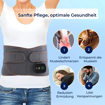 ThermaLinderung Heizgürtel gegen Rückenschmerzen | Rotlichttherapie – Verstellbar, Schmerzlindernd & Entspannend