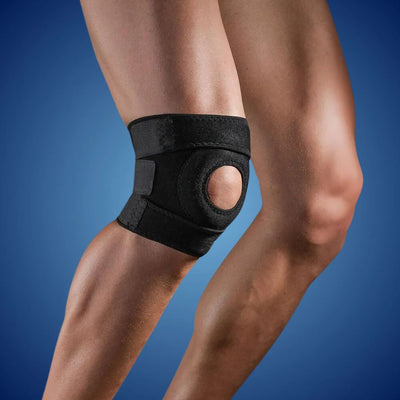 FlexiKnee Verstellbare Kniebandage | Anpassbare Unterstützung mit Dämpfung – Zur Verletzungsprävention und Komfort während Aktivitäten