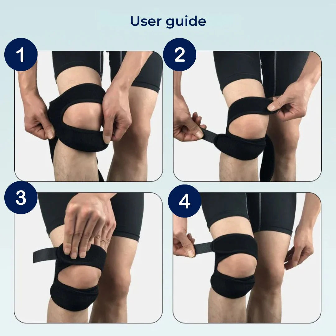 FlexiKnee Multifunktionale Kniebandage | Verstellbare Kompression zur Schmerzlinderung & Vorbeugung von Gelenkbeschwerden