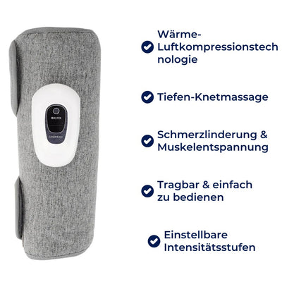 LegRevive | 3-in-1 Massagegerät - Schmerzlindernde und revitalisierte Beine - Wärme Luftkompression - Tiefenkneten für Durchblutung & Erholung