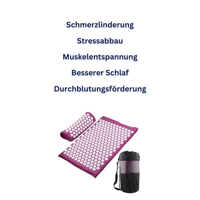 VibraPunkt Akupressurmatte | Schmerzlinderung - Entspannung - Stressabbau - Besserer Schlaf